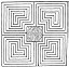 FIG. 42.—Labyrinth in Church of Reparatus, Orléansville, Algeria.<br> (Prevost.)