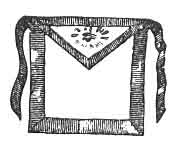 A MASTER MASON'S APRON.