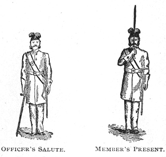 OFFICER'S SALUTE, MEMBER'S PRESENT