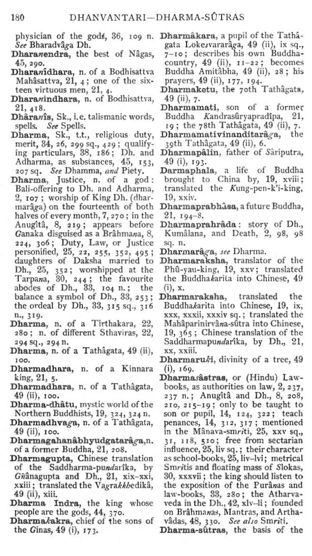 Page 180. Dhanvantari—Dharma-sûtras