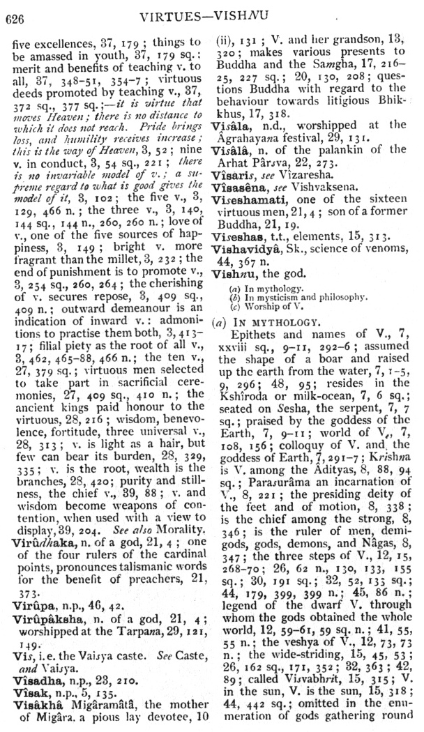 Page 626. Virtues—Vishnu